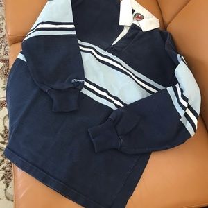 Barbarian rugby shirt navy/sky blue